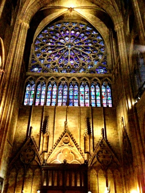 Notre Dame stained glass