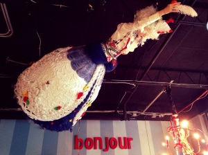 Fun decor at Amelie's French bakery in NODA
