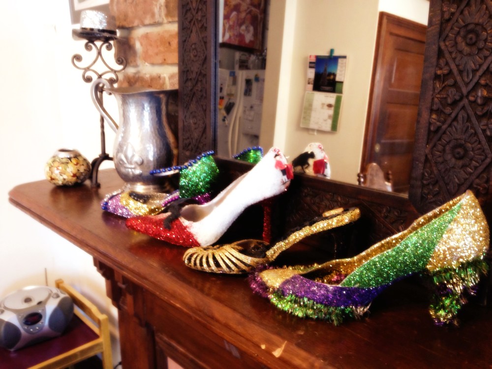 Muses parade catches in our Airbnb